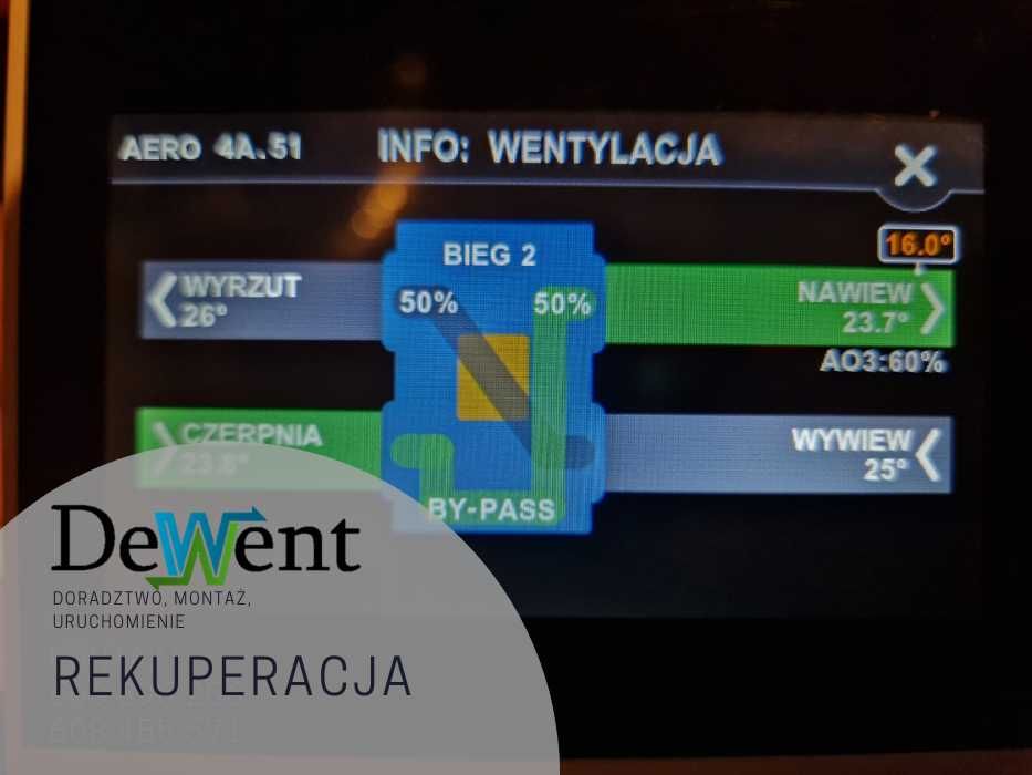 Rekuperacja, wentylacja mechaniczna. Konkurencyjne ceny