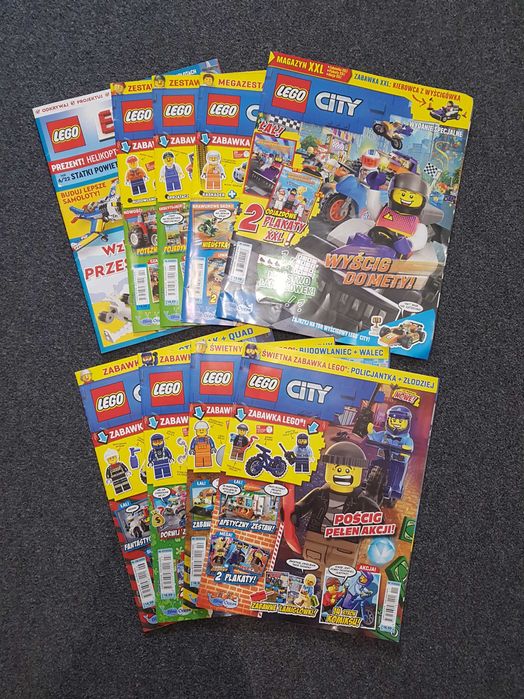 Gazety czasopisma Lego City stan idealny jak nowe