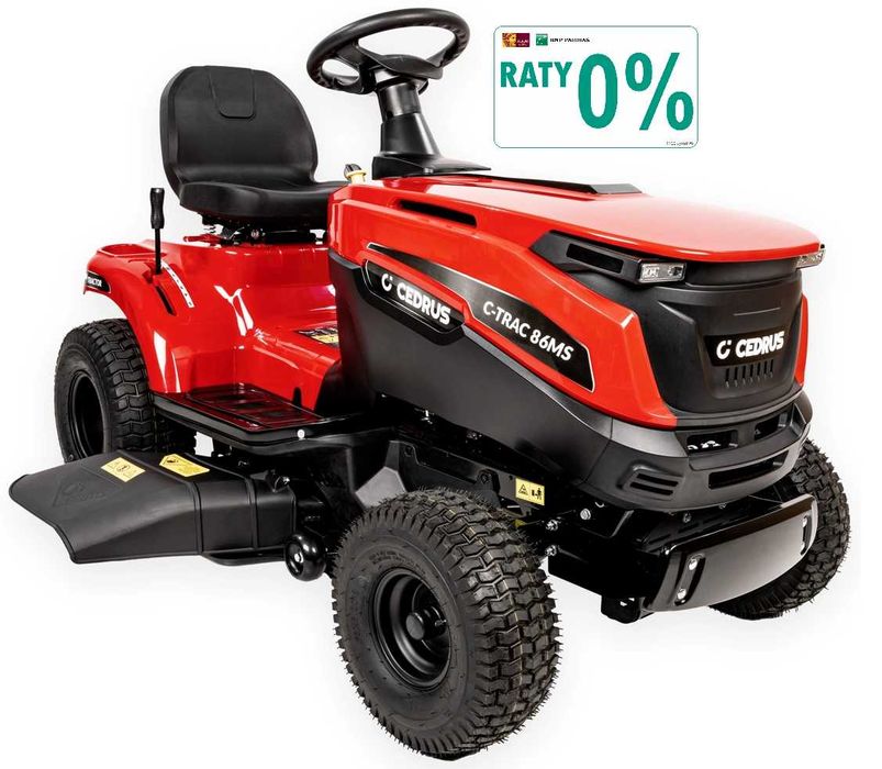 Traktorek Ogrodowy z Bocznym Wyrzutem CEDRUS + Hak Holowniczy RATY 0%