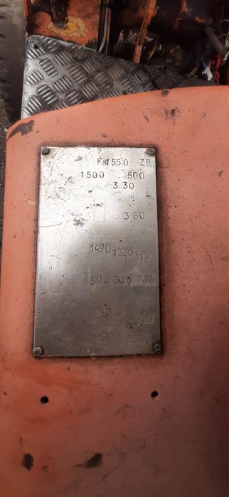 Wózek widłowy Hyster 1.5t na gaz wysokość podnoszenia 360cm