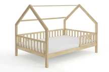 Łóżko Domek Montessori Dla Dzieci Duże 120x200