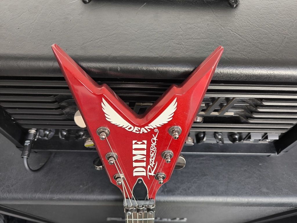 Gitara elektryczna Dean Razorback V Dime Czerwona