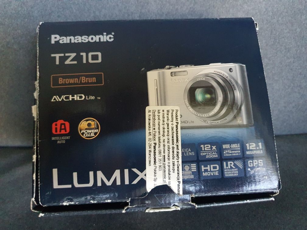 Aparat fotograficzny Panasonic Lumix Tz 10
