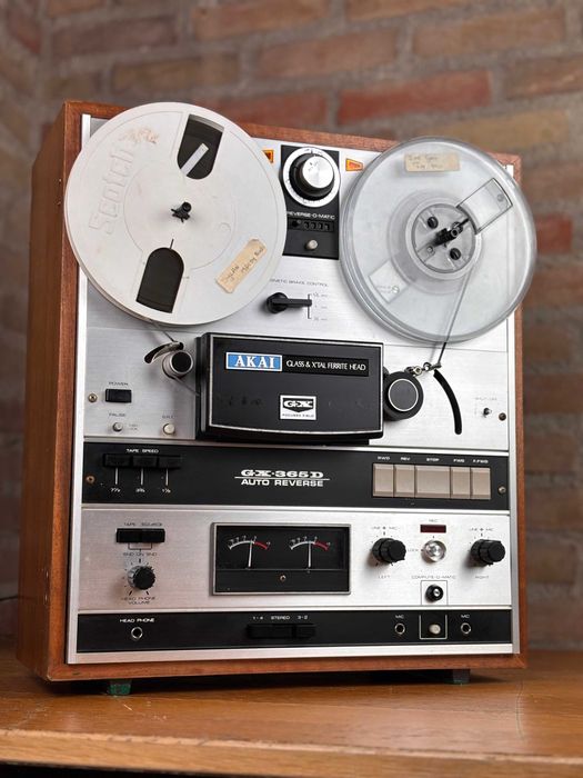 AKAI GX 365D szpulowy magnetofon vintage działa częściowo