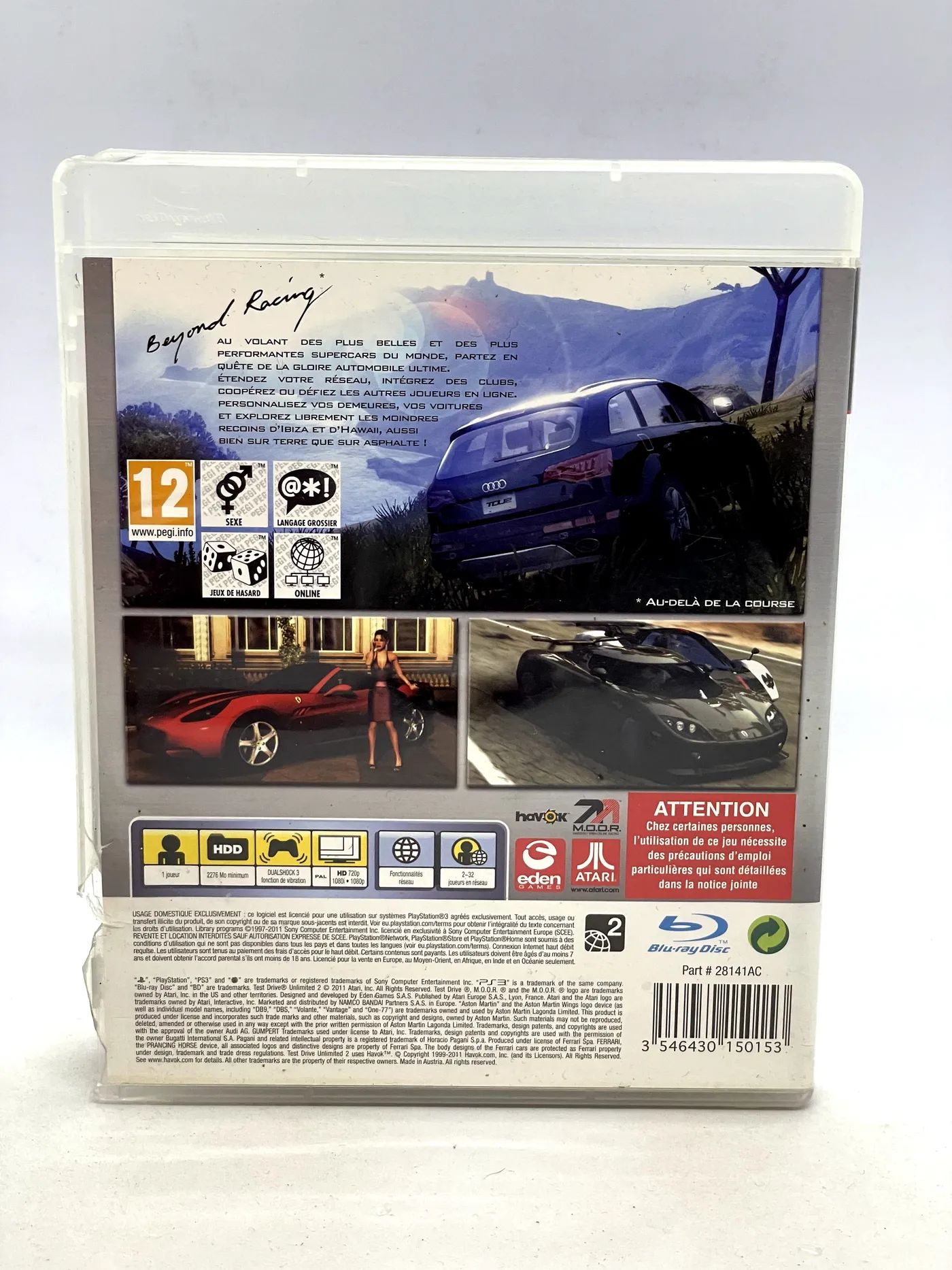 Test Drive Unlimited 2 PS3 Po Angielsku
