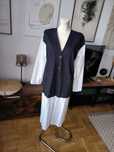 Zara koszulowy sweter sukienka M/L