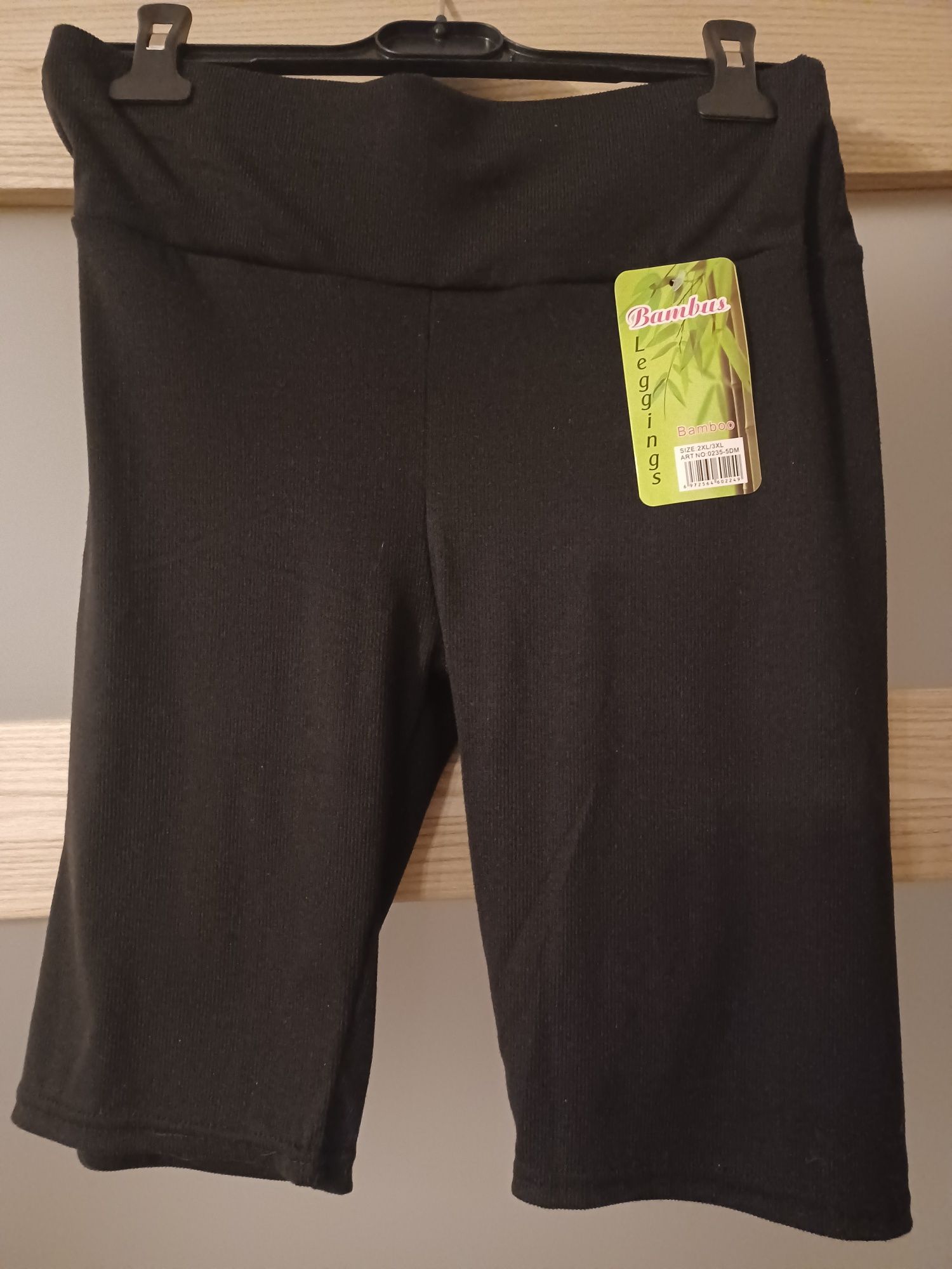 Kolarki nowe, czarne w prążki 2XL/3XL