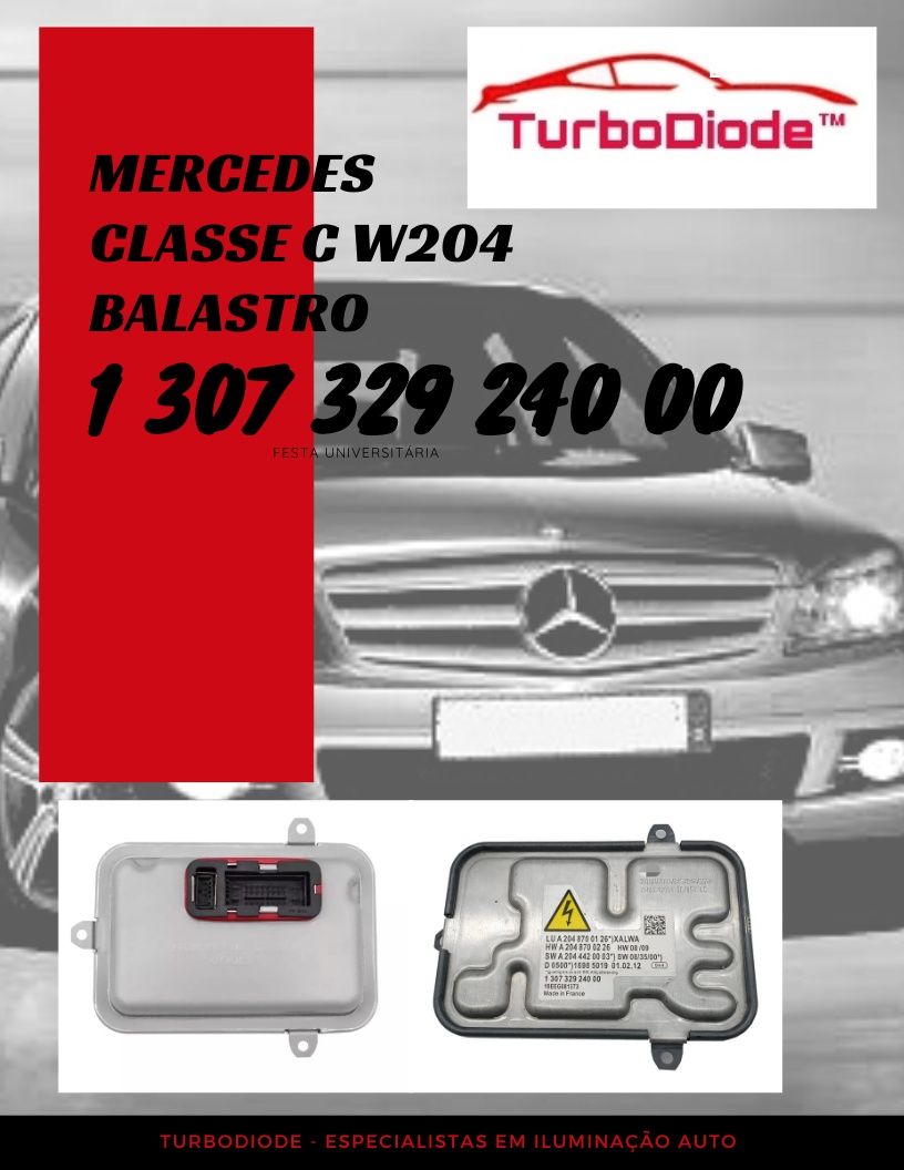 Balastro xénon original para Mercedes classe C W204   1.307.329.297.00