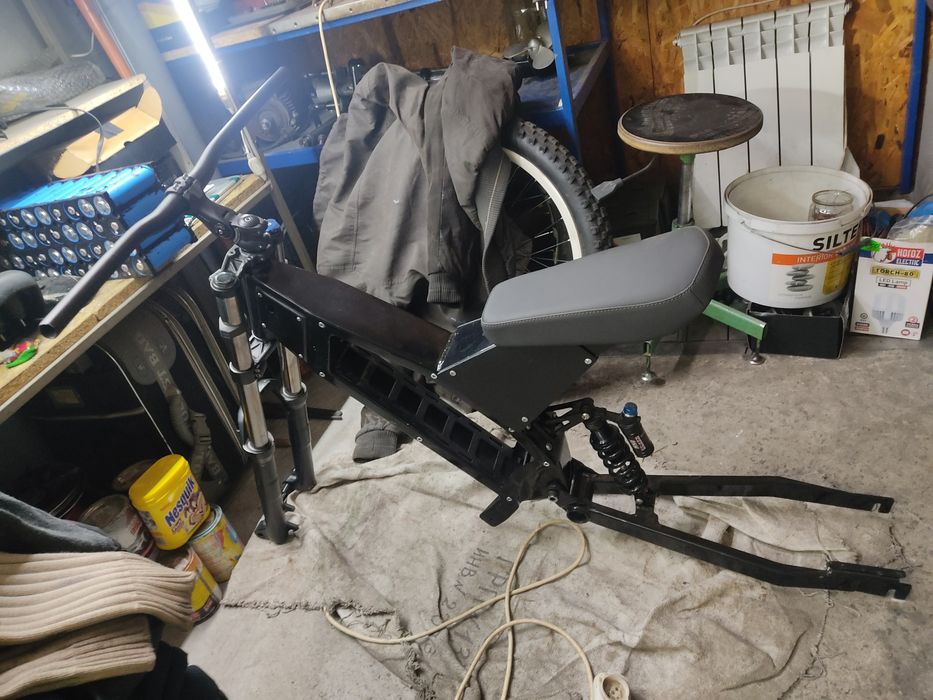 Рама електро велосипеда(мото), мотор колесо,  evel, electriс enduro