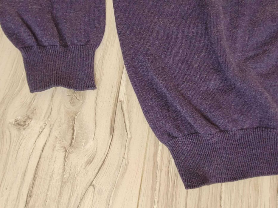 Baileys sweter bawełna i wełna fioletowy L