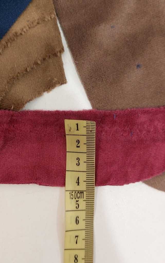Welurowe skrawki aksamitne ścinki mix velvet skrawki tkanin 5kg