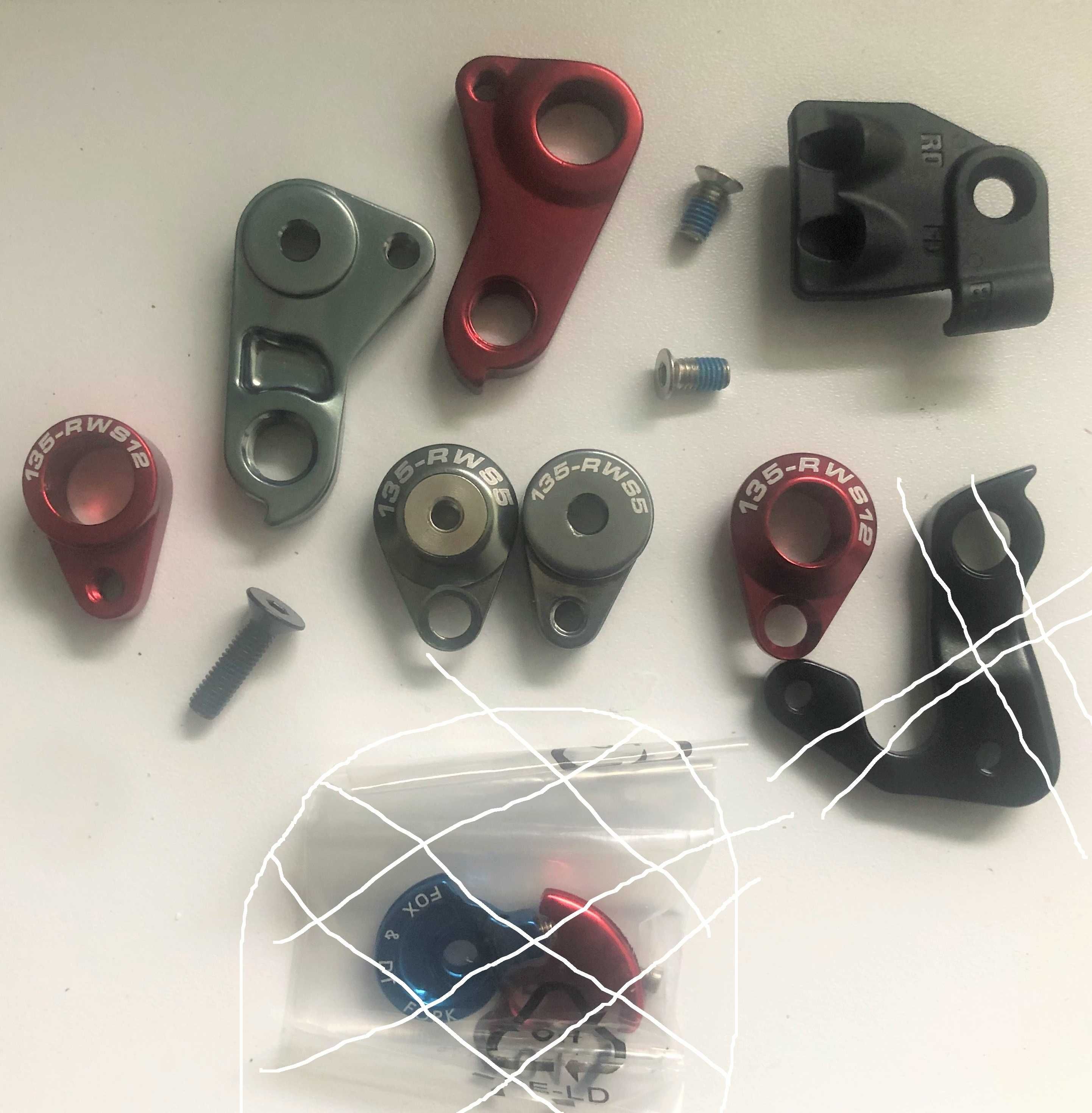 Hak Insert 135-RWS 12 135 Scott Scale Spark Genius SL Oś QR  DT Swiss