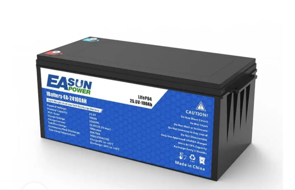 Продам LIFEPO4 аккумулятор Easun 24v 100AH