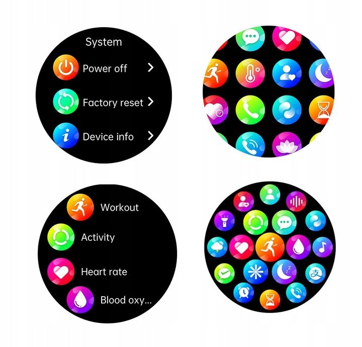 Smartwatch Zegarek Temperatura Ciała Pomiar Cukru Glukoza 3 Paski Hrv