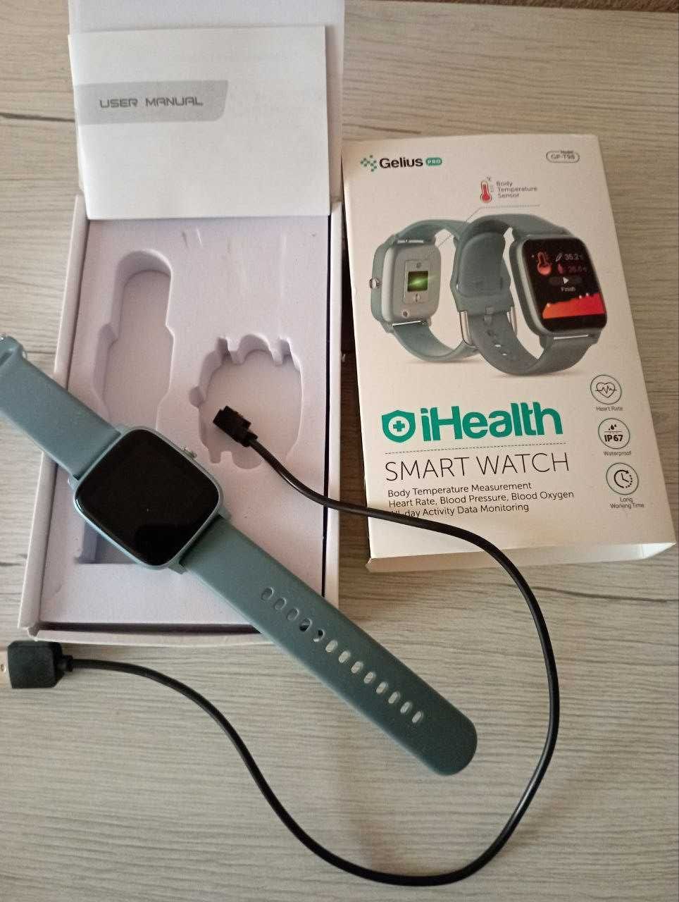 Фитнес браслет Gelius Pro iHealth GP-T98