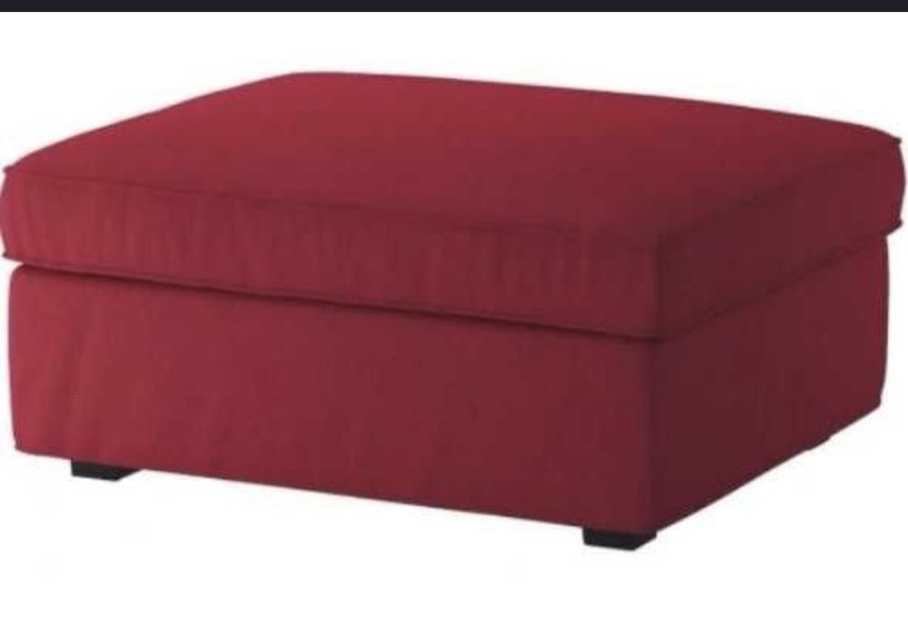 NOWE IKEA KIVIK Pokrycie Podnóżka CZERWONY Pokrowiec Oryginał