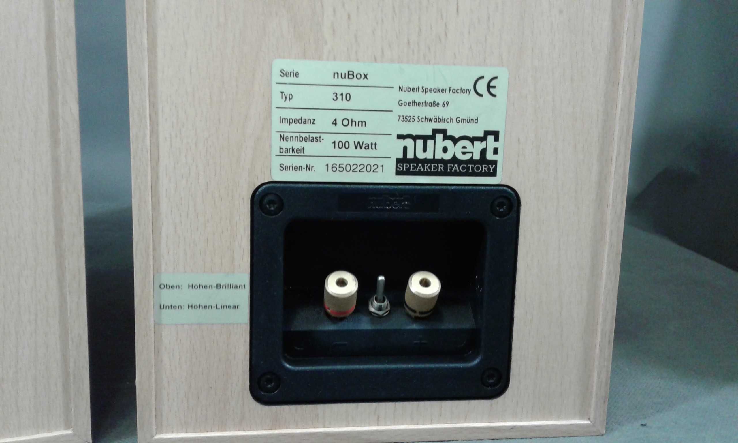 NUBERT NUBOX 310,kolumny głośnikowe