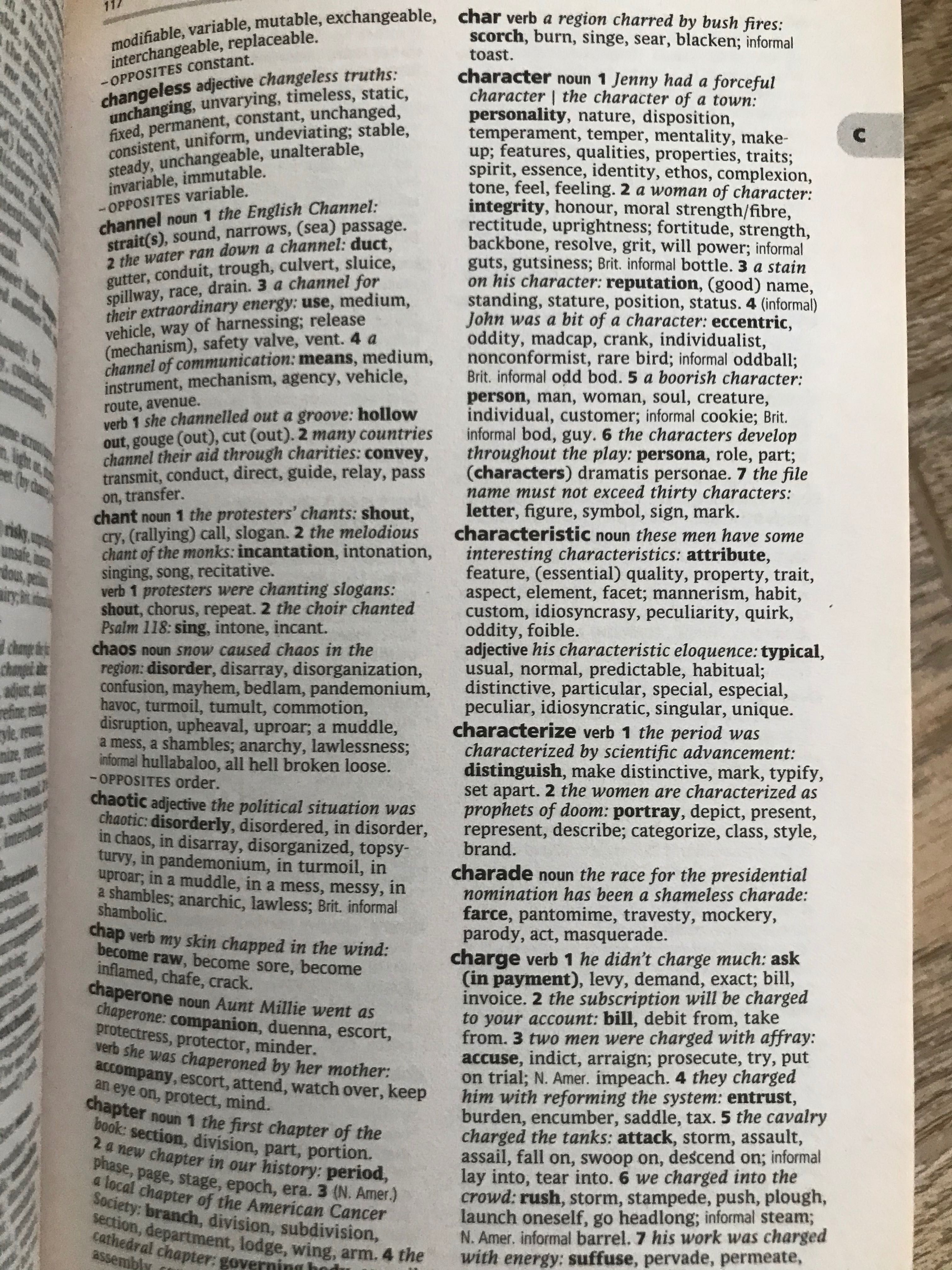 Oxford paperback thesaurus