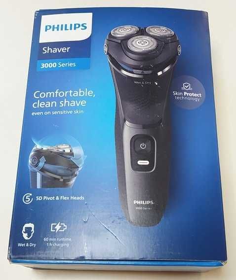 Golarka Philips 3000 Series S3145 Na Mokro Sucho Trymer IPX7