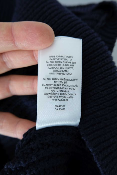 Ralph Lauren bawełna męski sweter r L