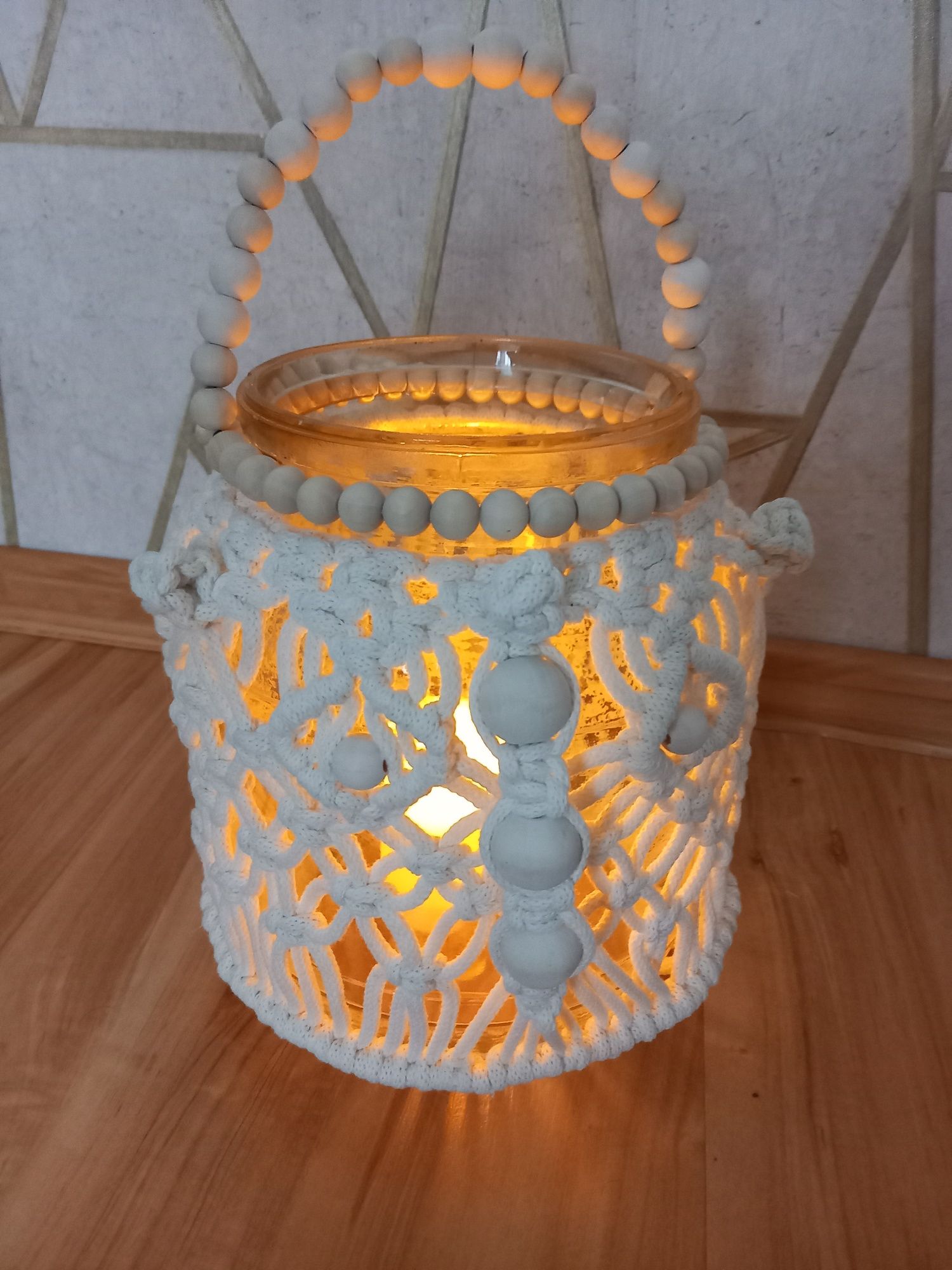 Lampion makrama boho