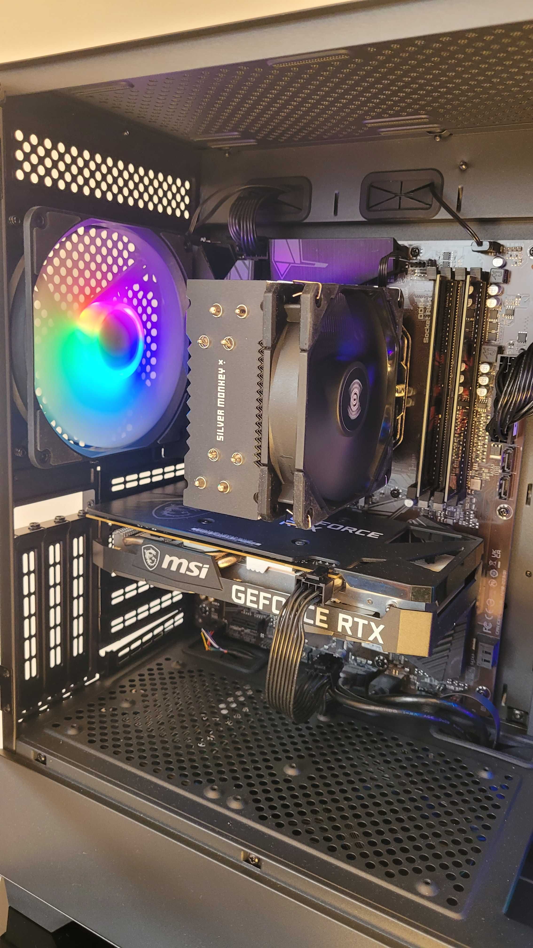 Komputer gamingowy Ryzen5 5600 GeForce3060Ti 16GB RAM dysk ssd m2 1TB