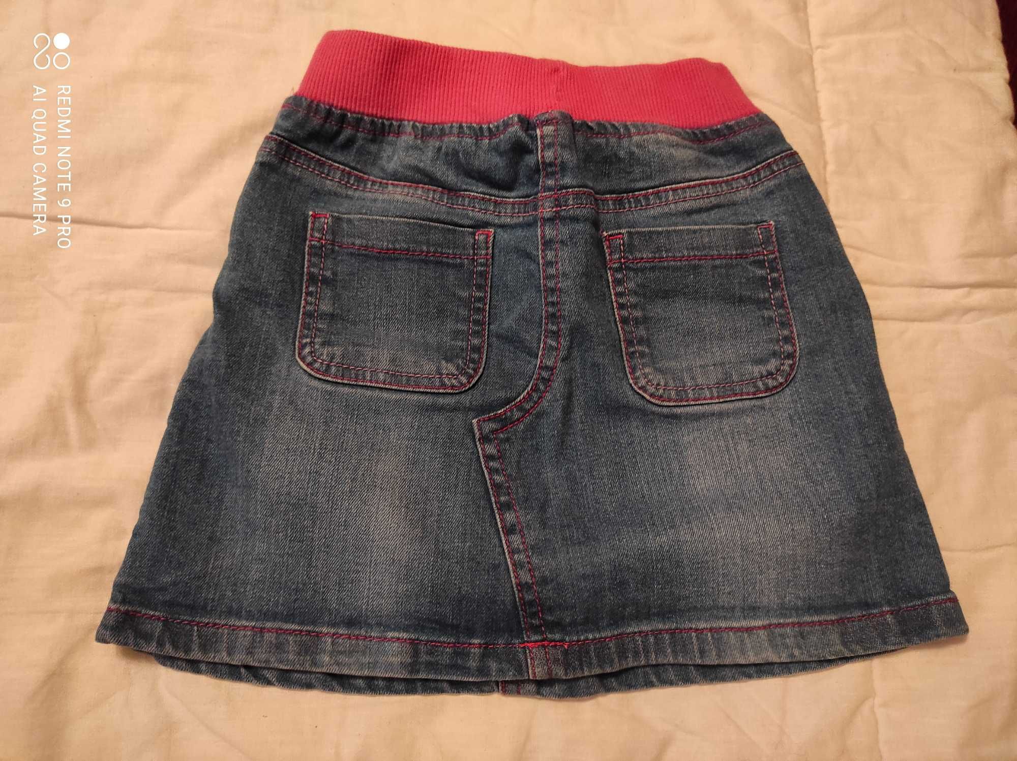 Spódniczka jeans 104-110 cm