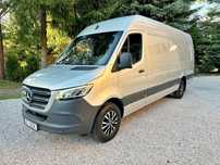 Mercedes-Benz SPRINTER 319 CDI MAXI L4H3 MAX Długi 3.0 V6 190KM 7-Gtronic GWARANCJA do 2026r.  Polski Salon Bezwypadkowy Gwarancja Producenta do 2026r lub 300tys.km