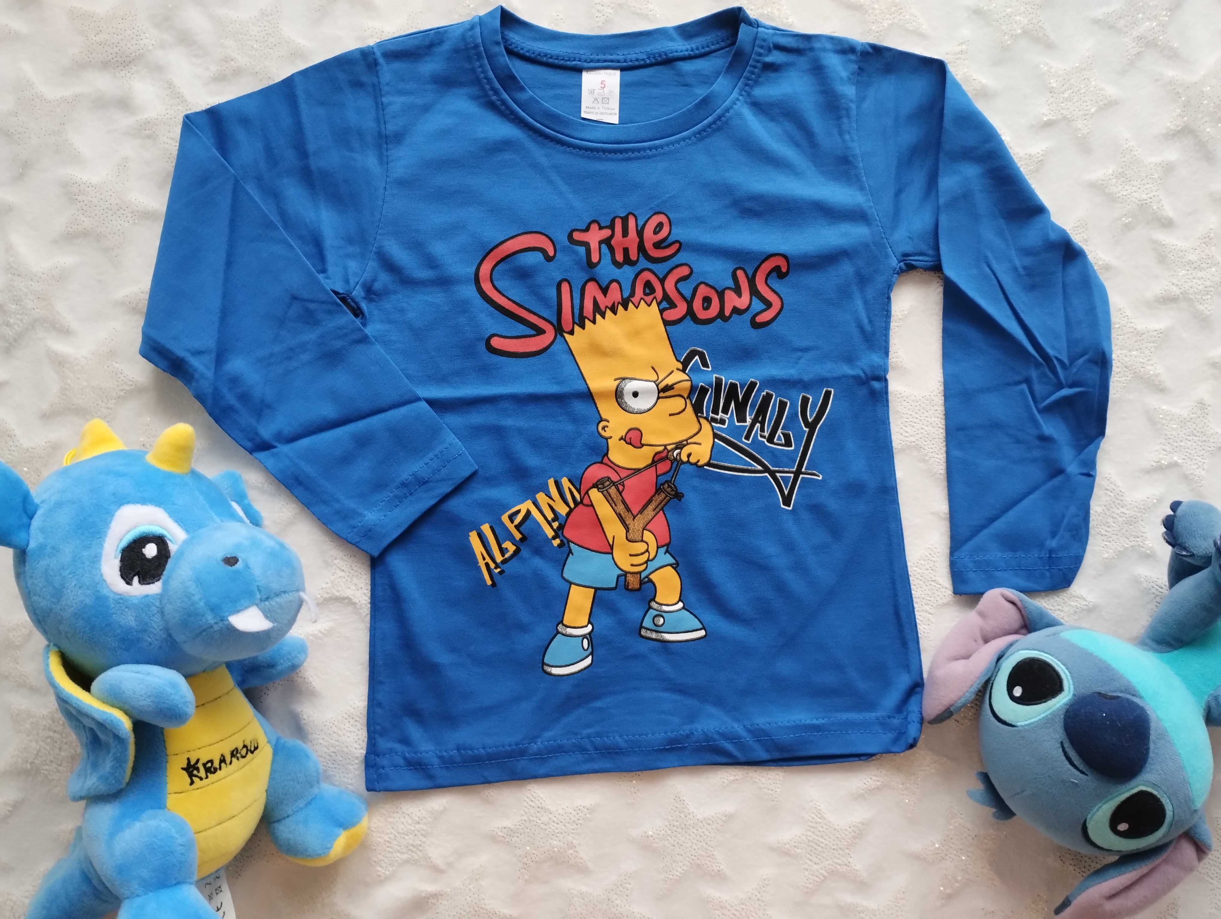 Koszulka The Simpson 104 nowa bluzka Bart Simpson 4 latka proca