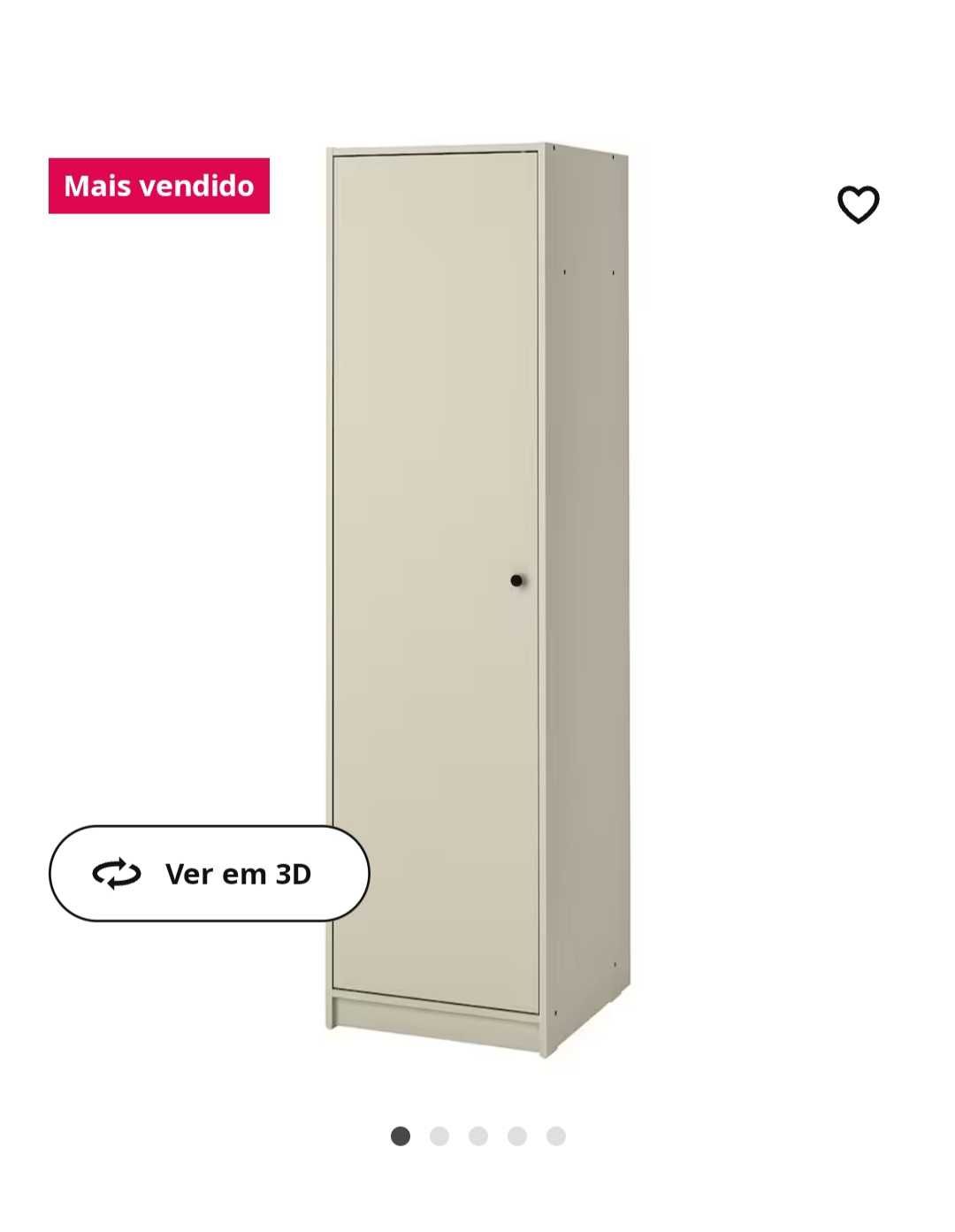 Roupeiro e cómoda Gursken IKEA