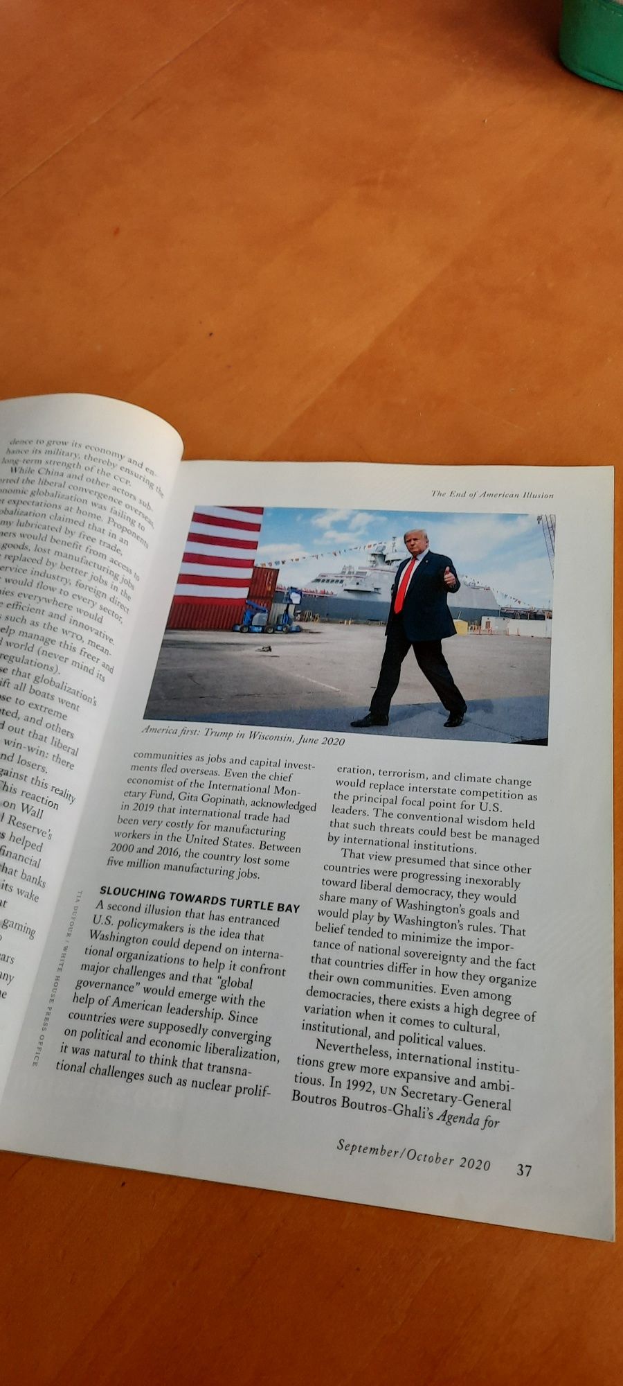 Magazyn amerykański Foreign Affair, wrzesień/pazdziernik 2020