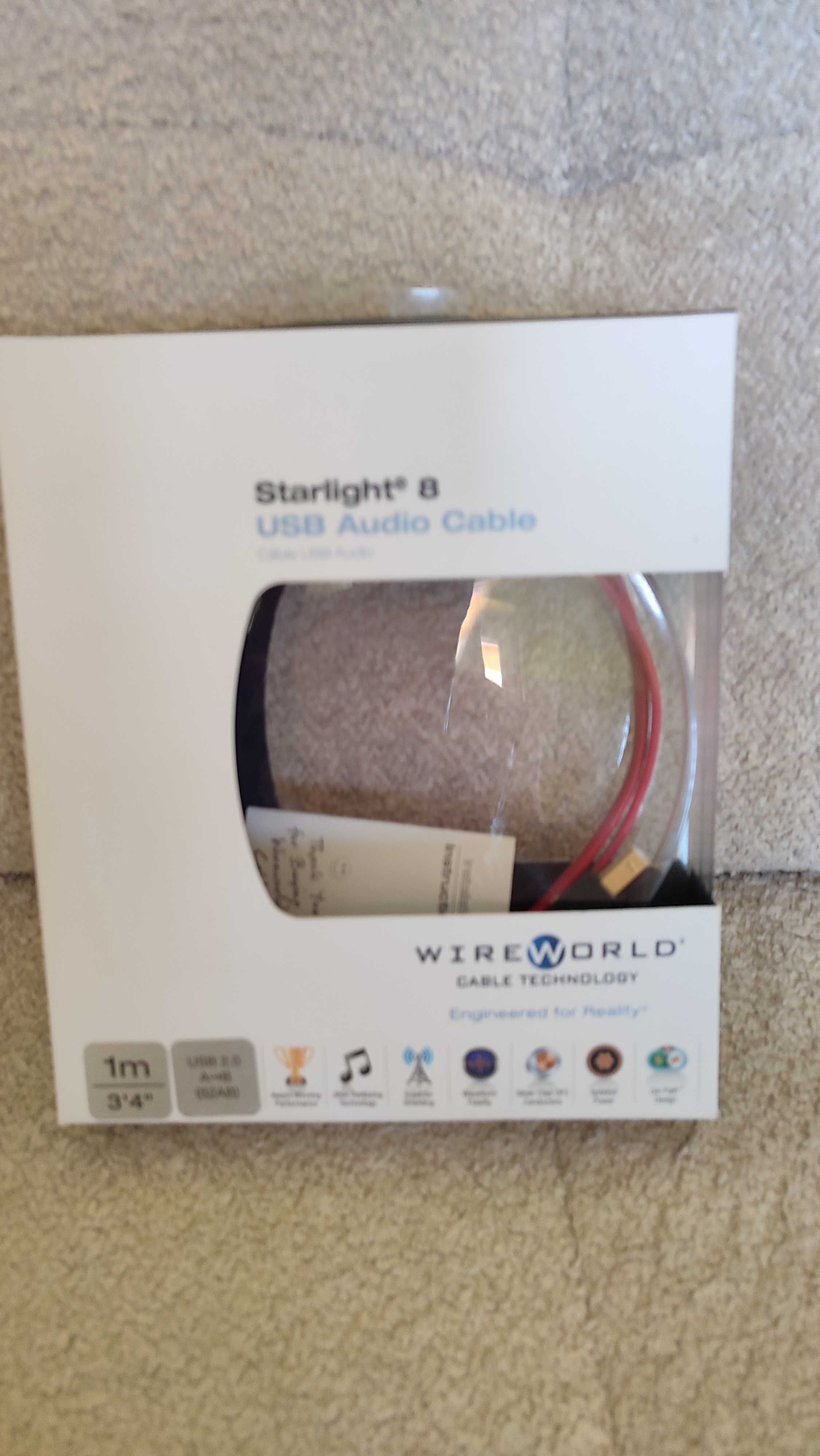 USB 2.0 A-B. Wireworld Starlight 8 .1m