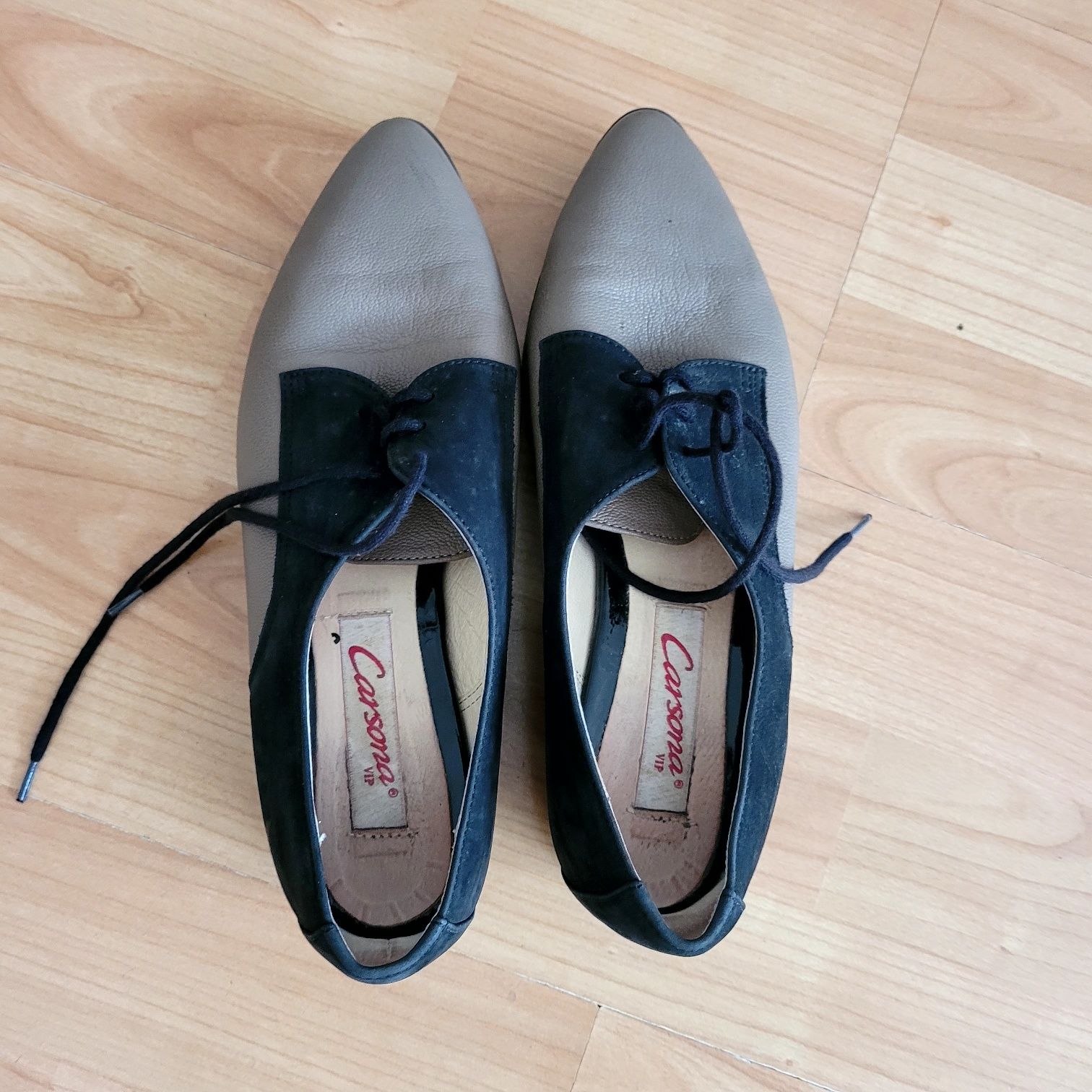 Polbuty damskie skorzane 38