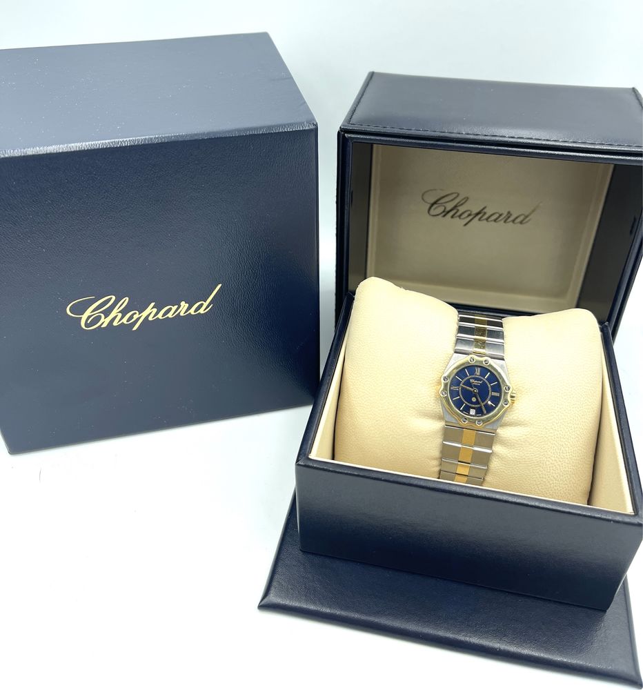 Zegarek Chopard St. Moritz Bicolor Stal i złoto 750 damski cudowny