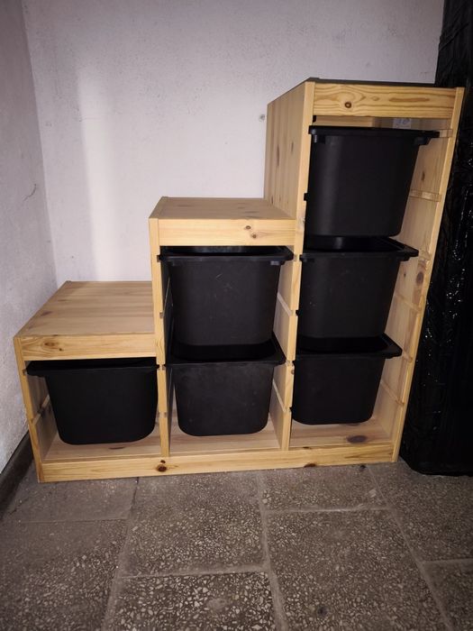 TROFAST regał z pojemnikami IKEA