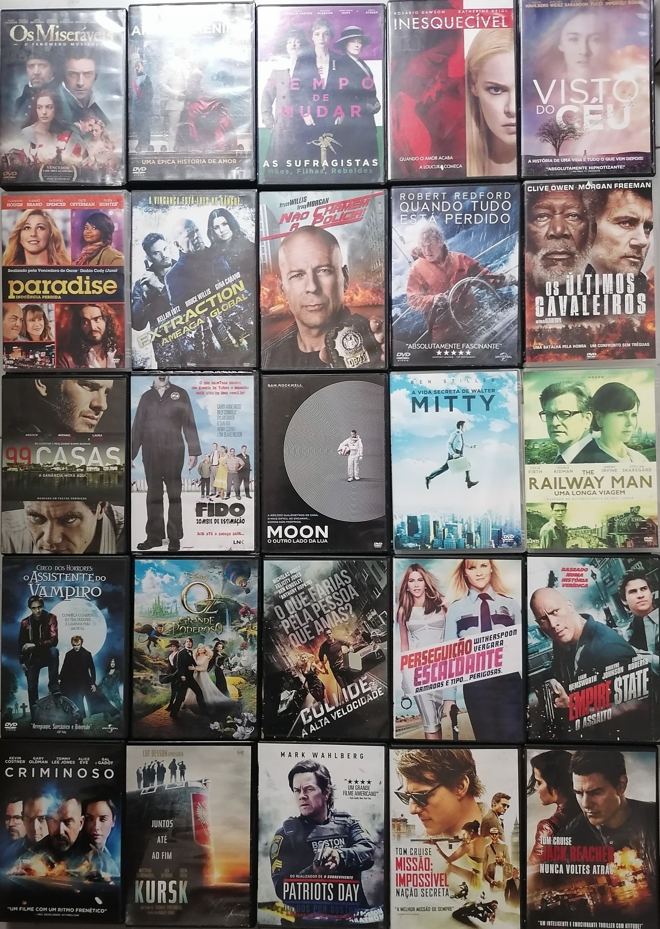 Lote de 255 DVD's Originais (Lote 18)