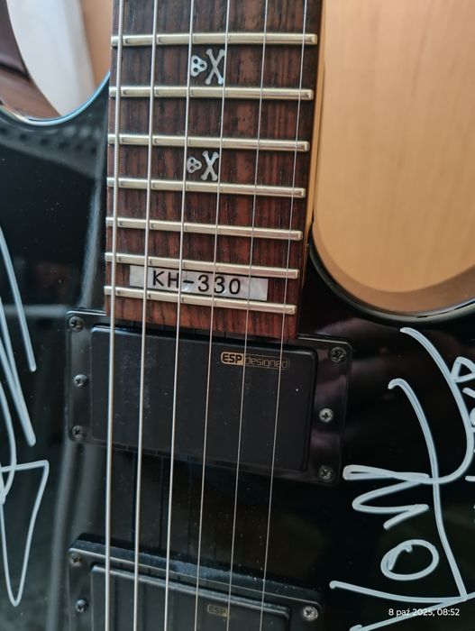 Gitara elektryczna LTD KH-330 autografy Lordi sygnatura Kirk Hammett