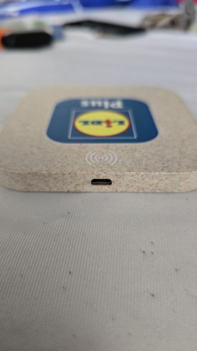 Wheat Straw Base Carregamento Wireless