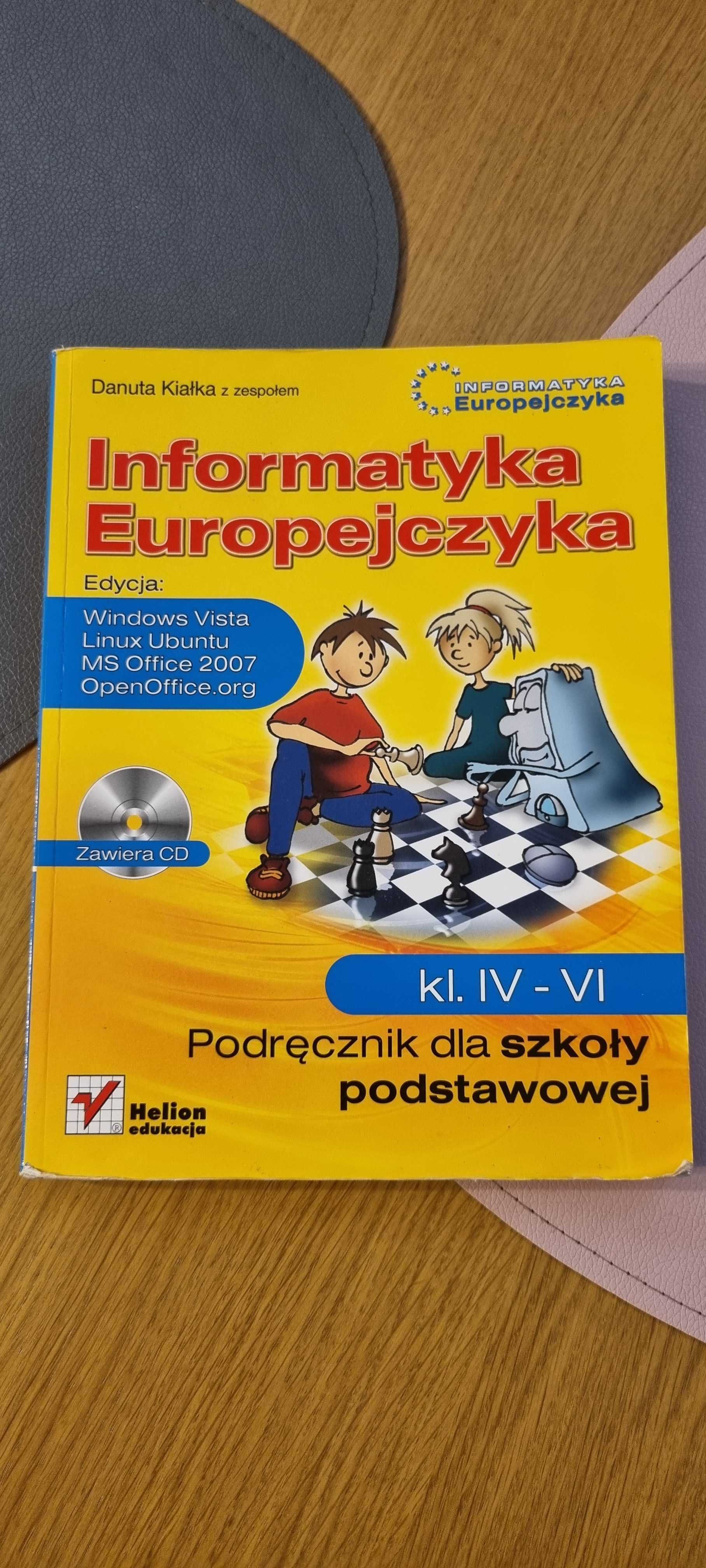 Informatyka Europejczyka Kl 4-6 Podręcznik dla szkoły podstawowej