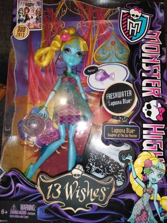 Monster High 13 Wishes Lagoona Doll lalka BBV48 13 życzeń