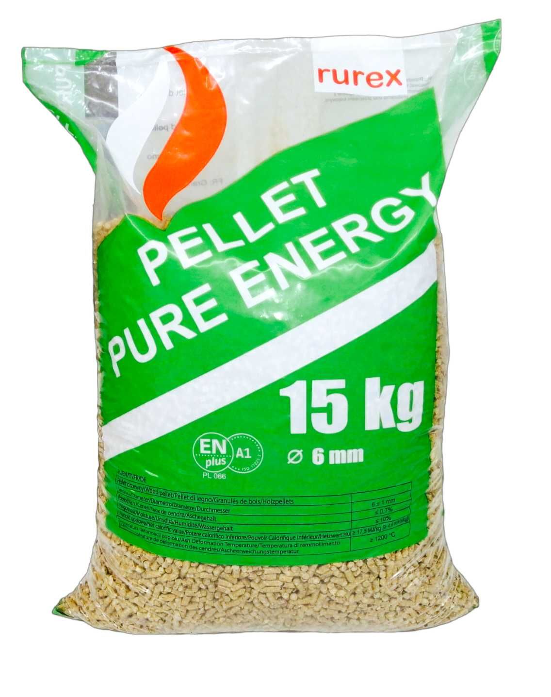 Pelet RUREX A1 EN+ 6 mm Filipiak Pellet