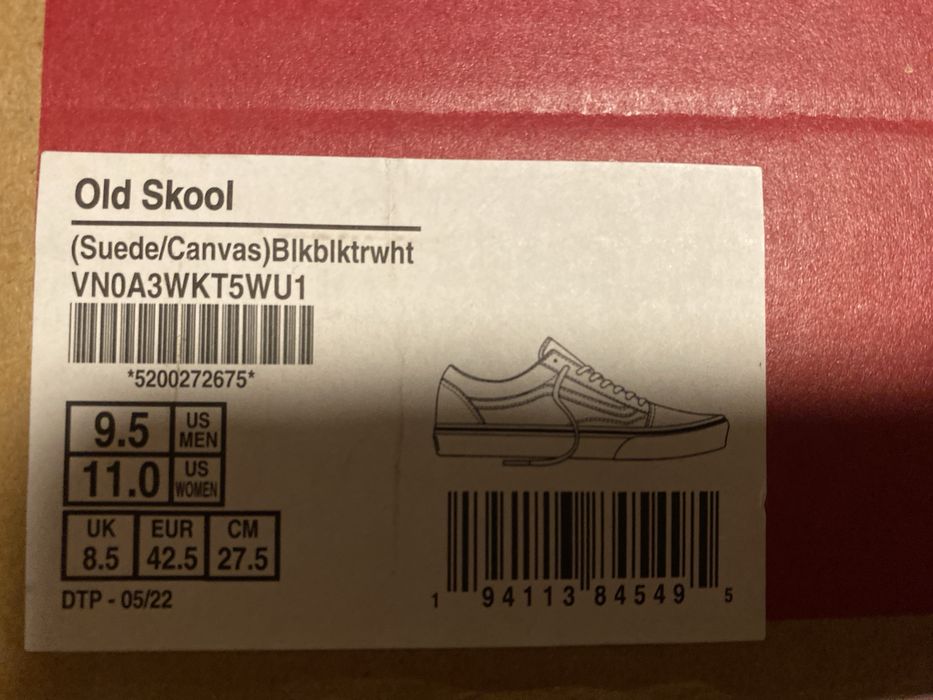 Продам кеди Vans Old Skool (suede/canvas)