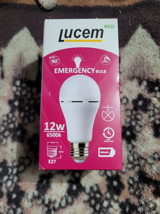 Лампа світлодіодна LUCEM LED 12 Вт A80 E27 220 В 6500 К