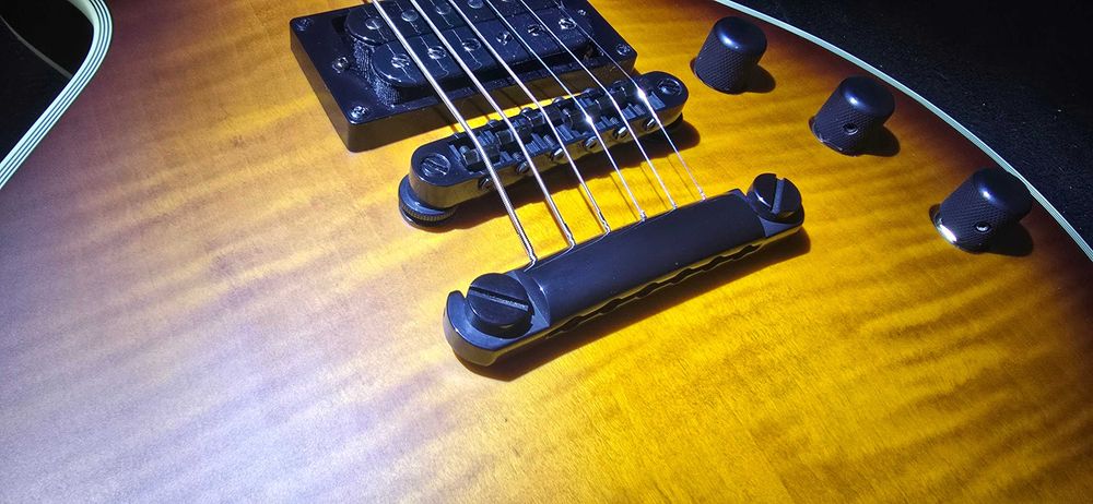 TonePros Tuneomatic Set Black LTD 1000