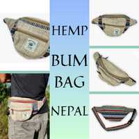 Ekologiczna Saszetka Nerka Konopna Himalayan Hemp Nepal Boho Festiwal
