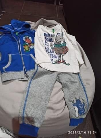 Fato treino e sweat benetton