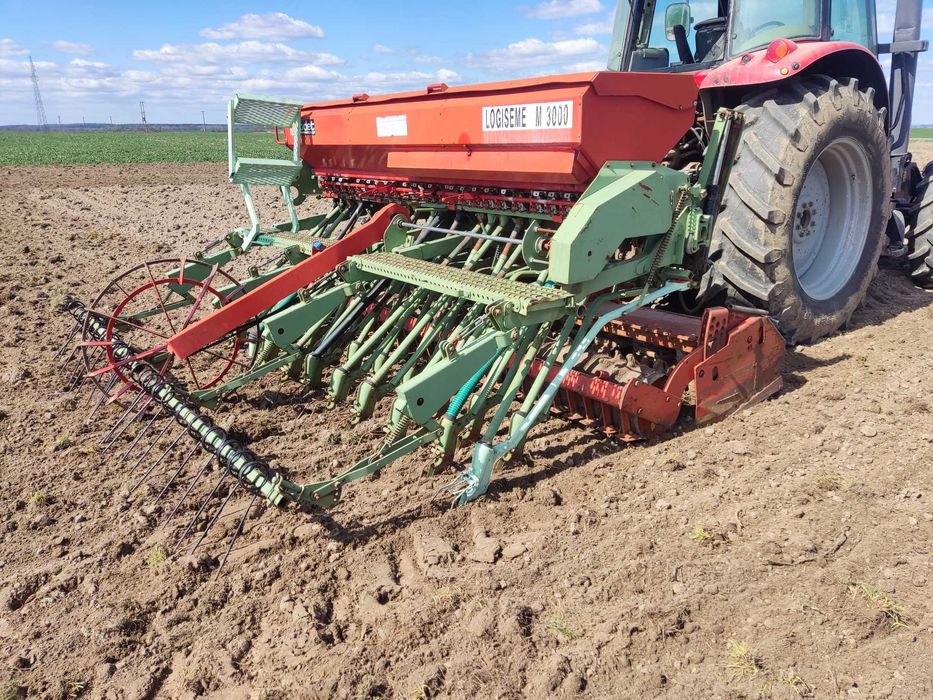 zestaw uprawowo siewny amazone kuhn 3m brona wirowa + siewnik