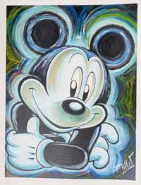 Mickey - Pintura original de Millet da Disney