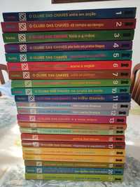 Colecção de livros de o clube das chaves