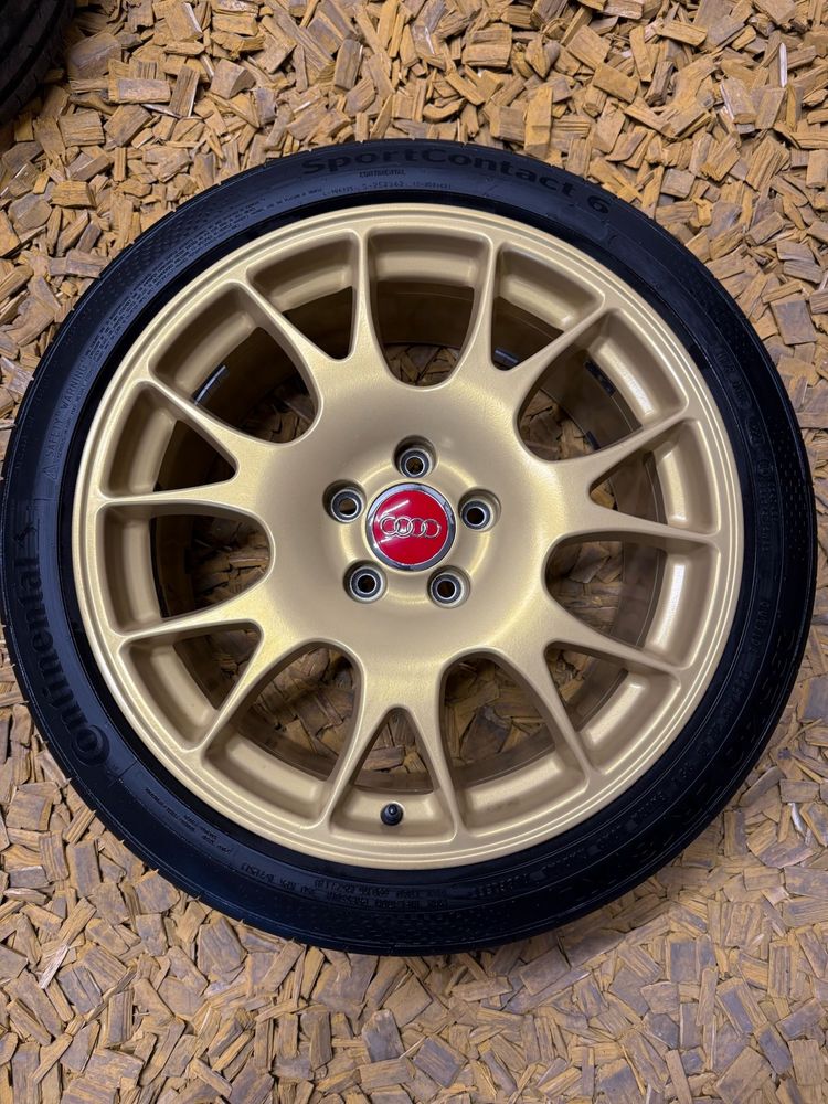 Felgi koła bbs ch 18 cali 5x112 letnie audi vw seat skoda golf a3 leon